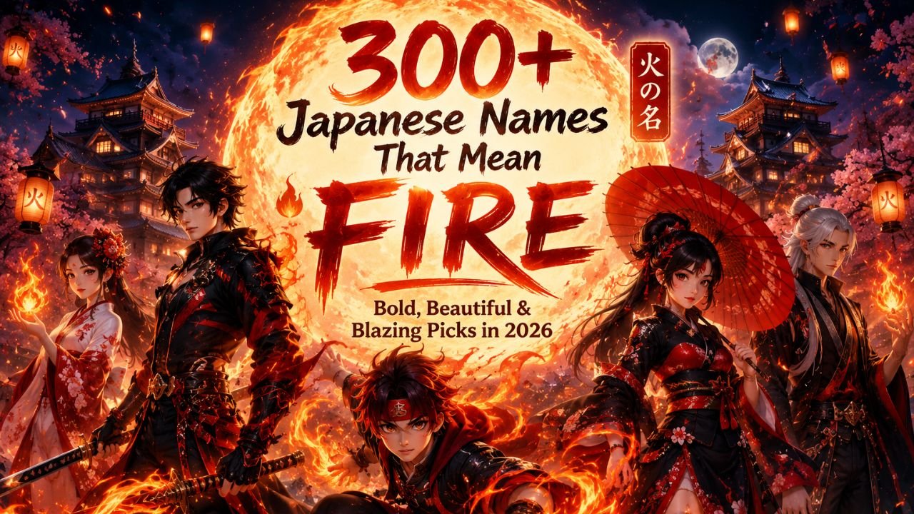 Japanese Names That Mean Fire