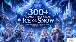 Coldest Names 300+ Names That Mean Ice or Snow: Cool, Elegant & Unforgettable Picks ...