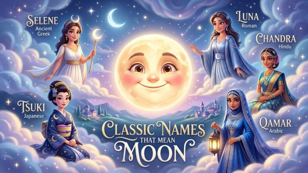 Classic Names That Mean Moon