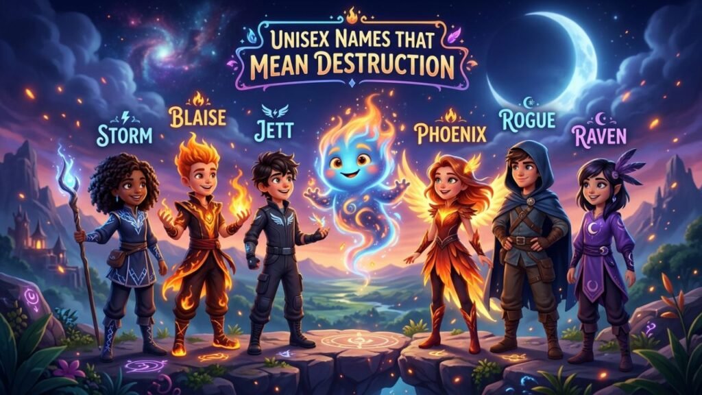 Unisex Names That Mean Destruction