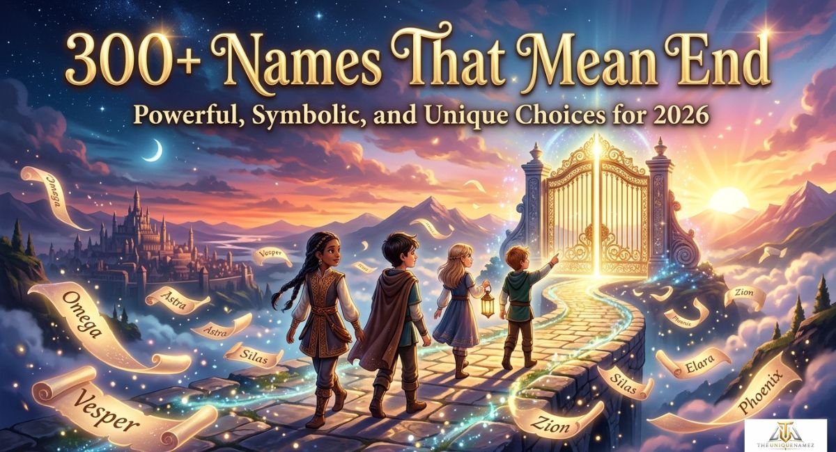 300+ Names That Mean End: Powerful, Symbolic, and Unique Choices for 2026