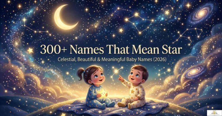 H1: 300+ Names That Mean Star: Celestial, Beautiful & Meaningful Baby Names for Boys & Girls (2026)