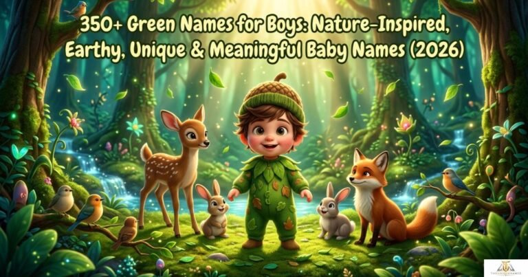 350+ Green Names for Boys: Nature-Inspired, Earthy, Unique & Meaningful Baby Names (2026)