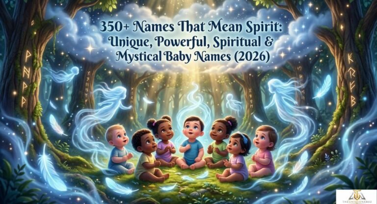 350+ Names That Mean Spirit: Unique, Powerful, Spiritual & Mystical Baby Names (2026)