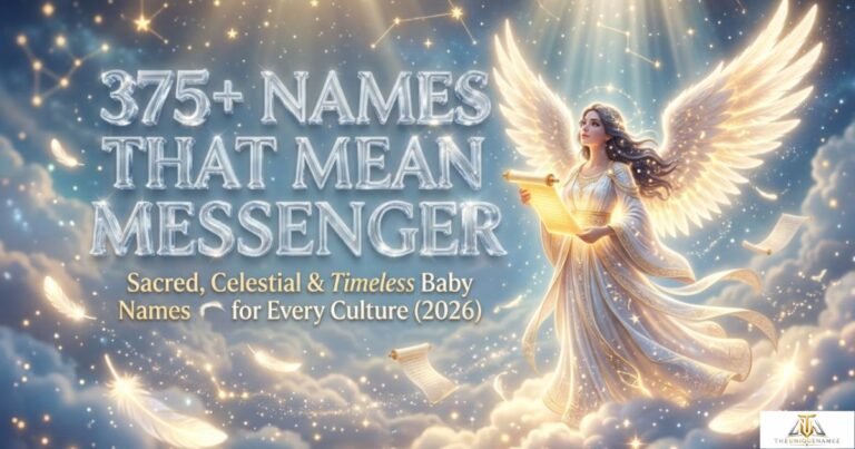 375+ Names That Mean Messenger: Sacred, Celestial & Timeless Baby Names for Every Culture (2026)