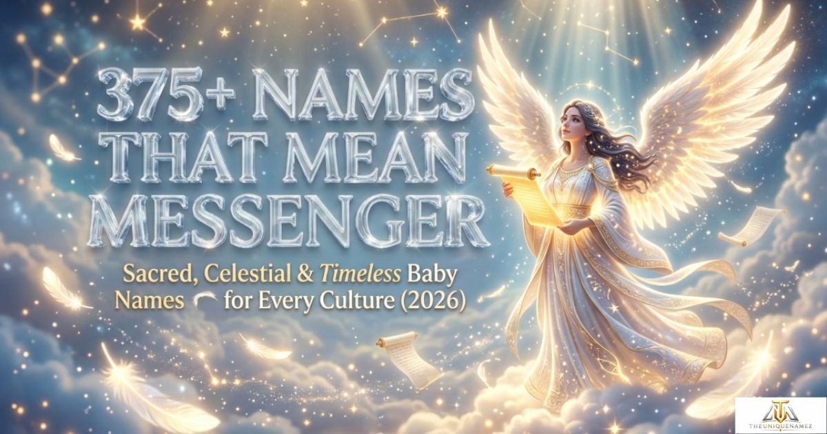 375+ Names That Mean Messenger: Sacred, Celestial & Timeless Baby Names for Every Culture (2026)