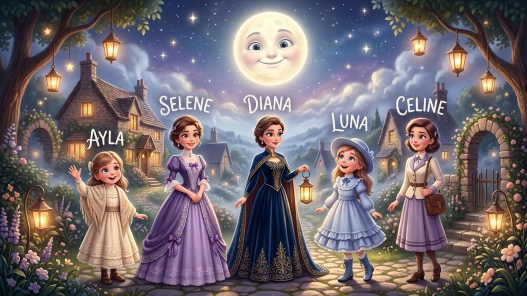 Vintage Names That Mean Moon