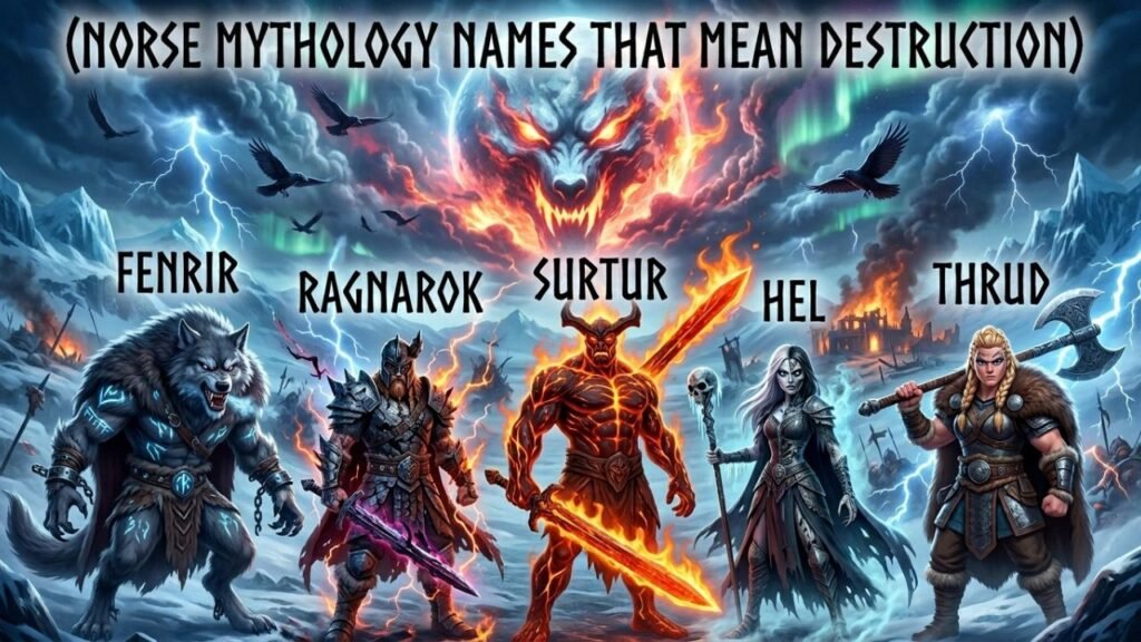 Norse Mythology Names That Mean Destruction