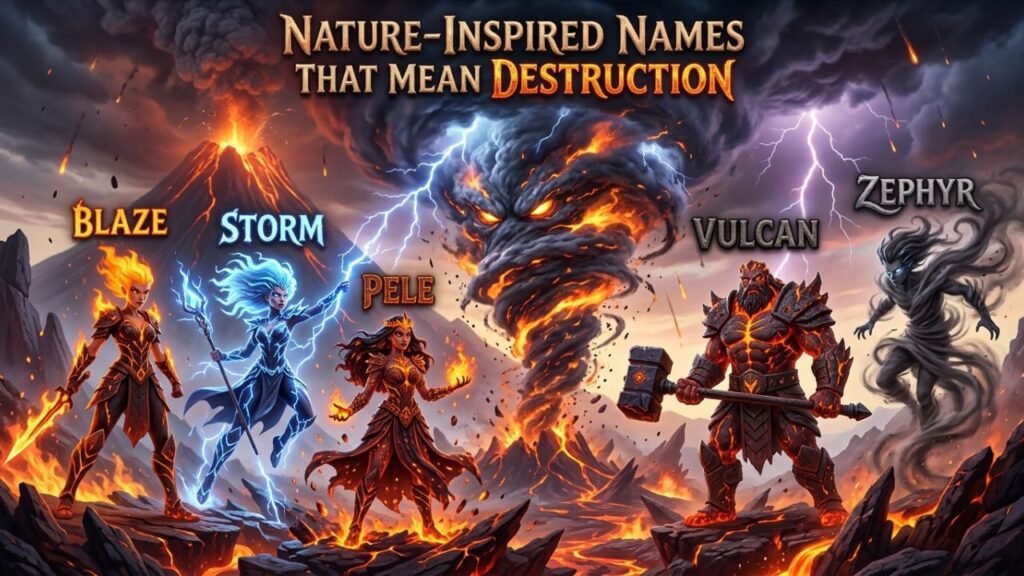 Nature-Inspired Names That Mean Destruction