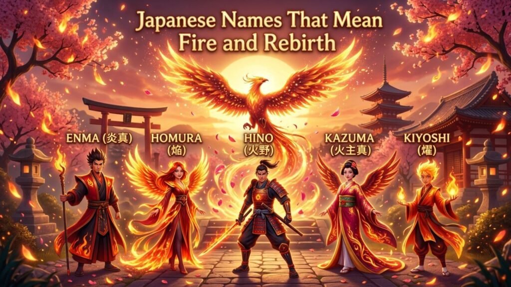 Japanese Names That Mean Fire and Rebirth