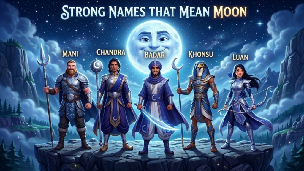 Strong Names That Mean Moon