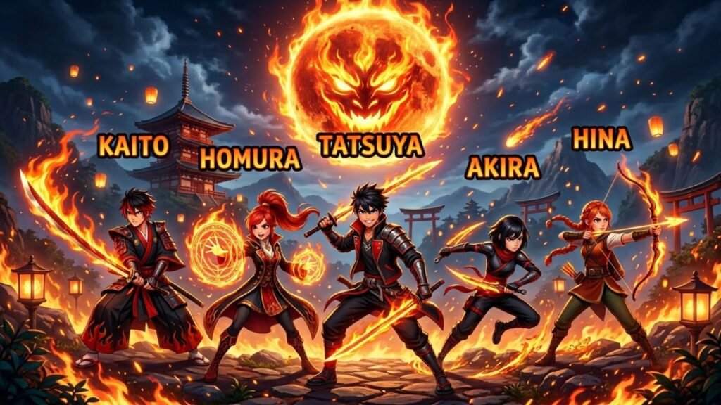 Anime-Inspired Japanese Names That Mean Fire