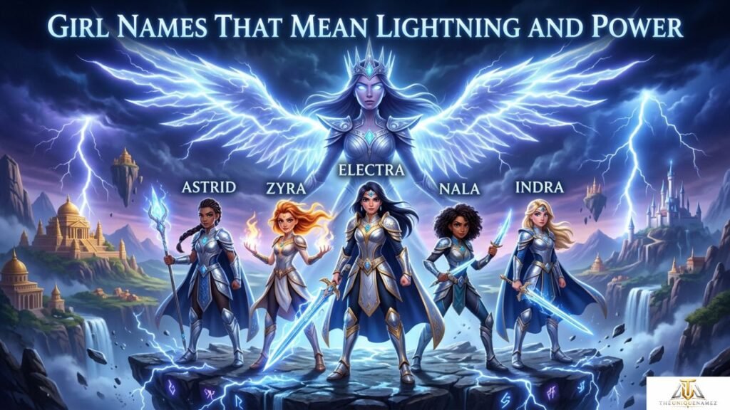Girl Names That Mean Lightning and Power
