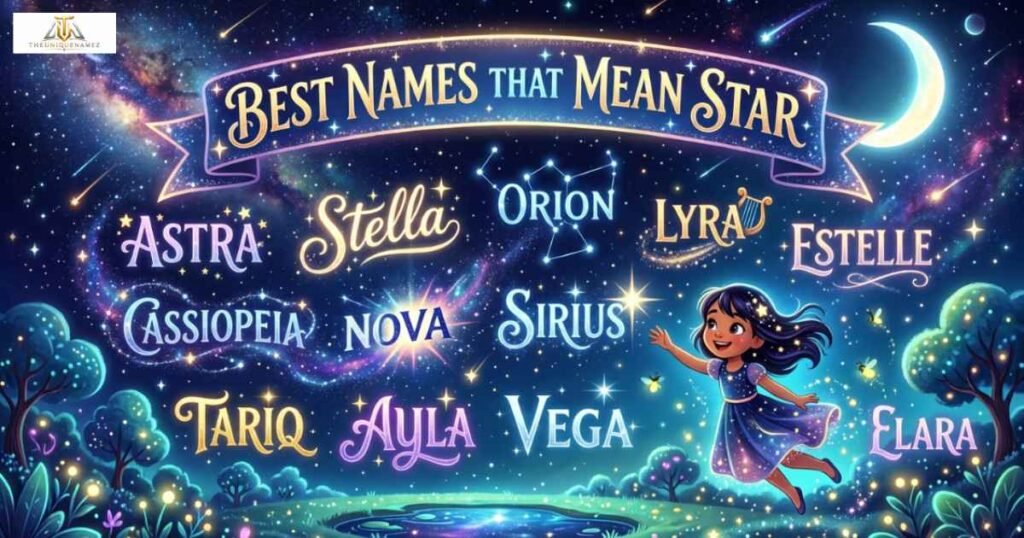 Best Names That Mean Star