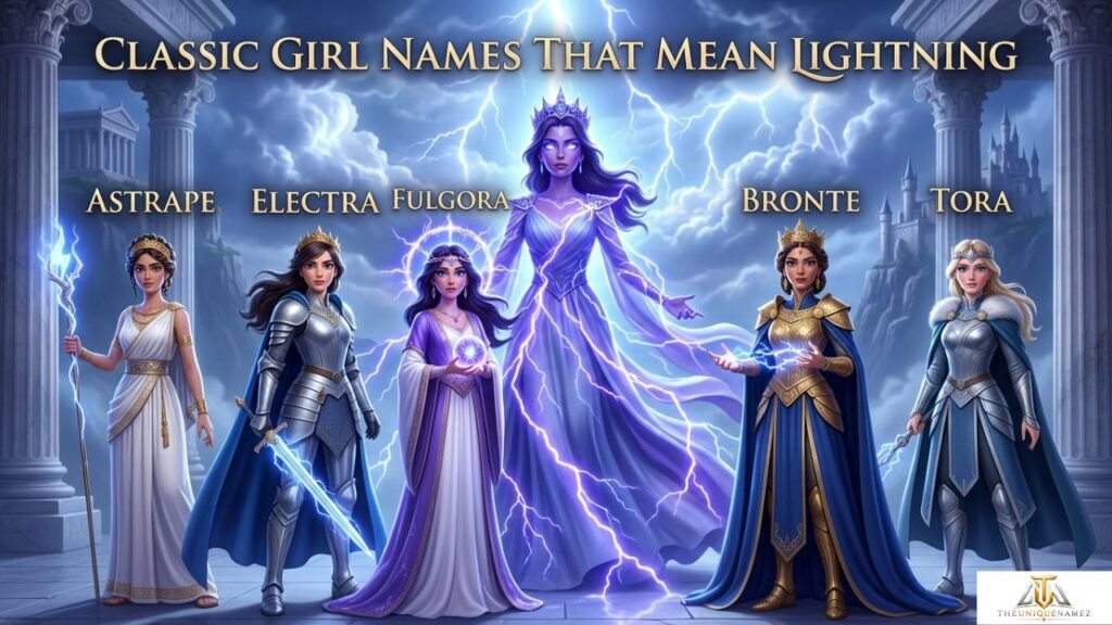 Classic Girl Names That Mean Lightning