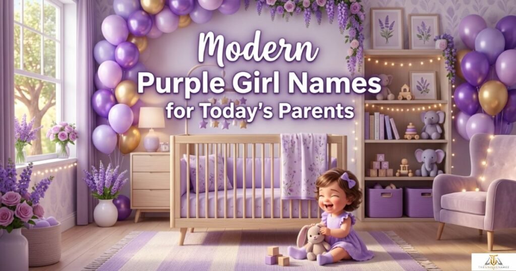 Modern Girl Names That Mean Purple
