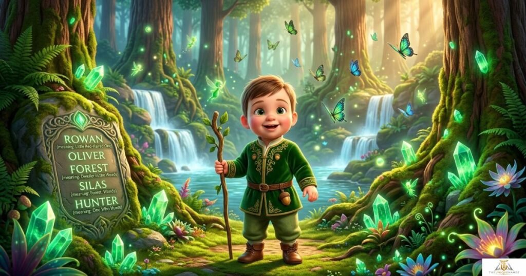 Best Green Names for Boys with Meanings