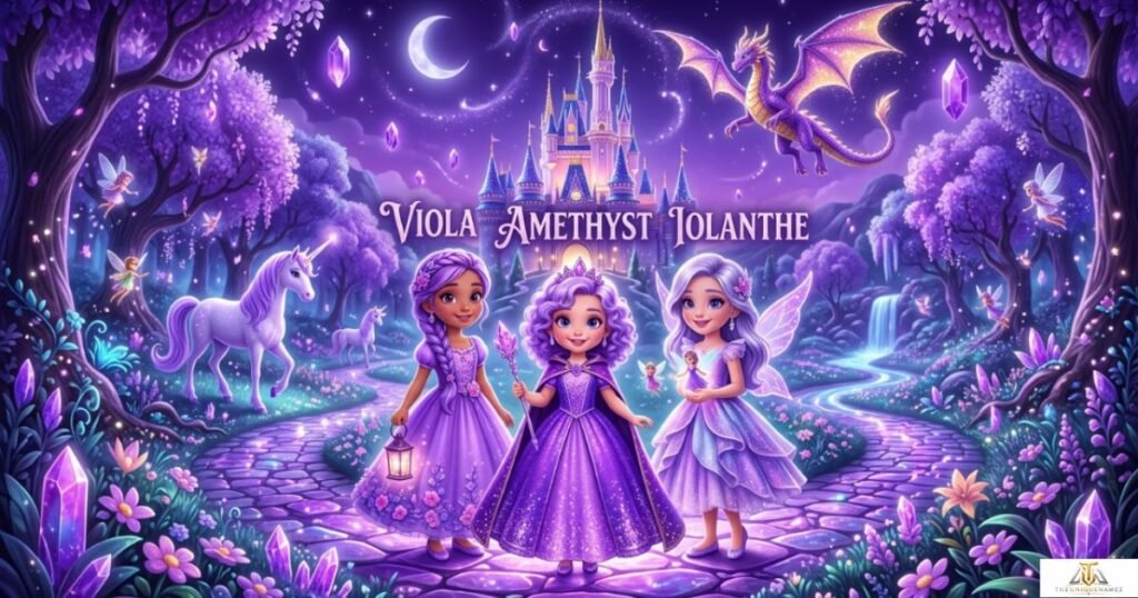 Fantasy Girl Names That Mean Purple