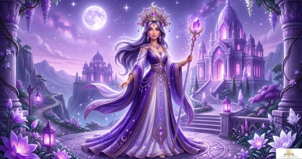 Goddess and Mythological Girl Names Linked to Purple
