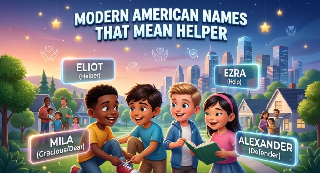 Modern American Names That Mean Helper