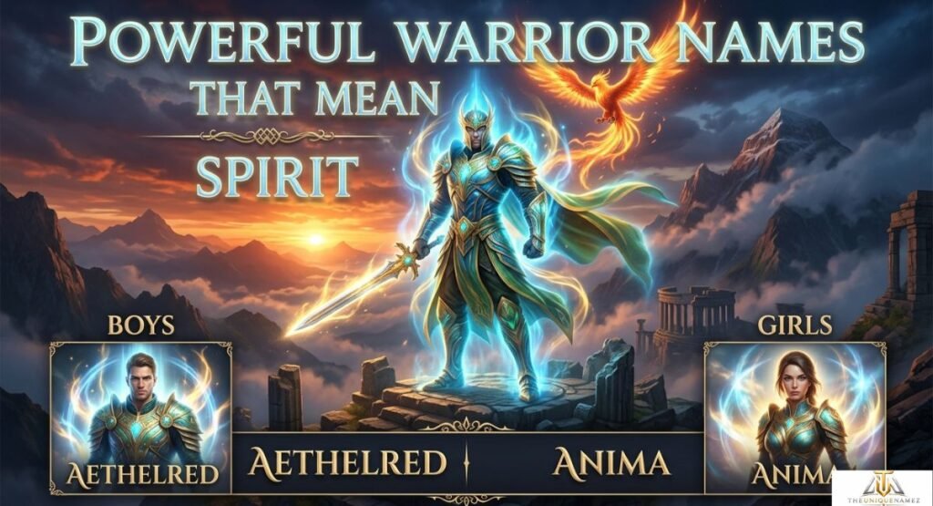 Powerful Warrior Names That Mean Spirit