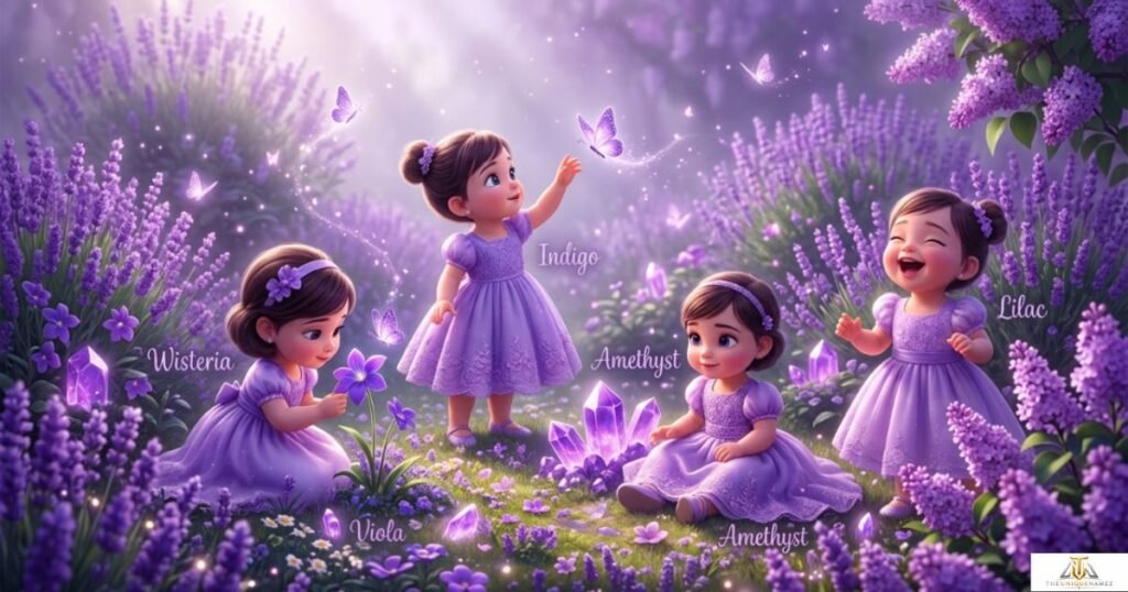 Rare Girl Names That Mean Purple