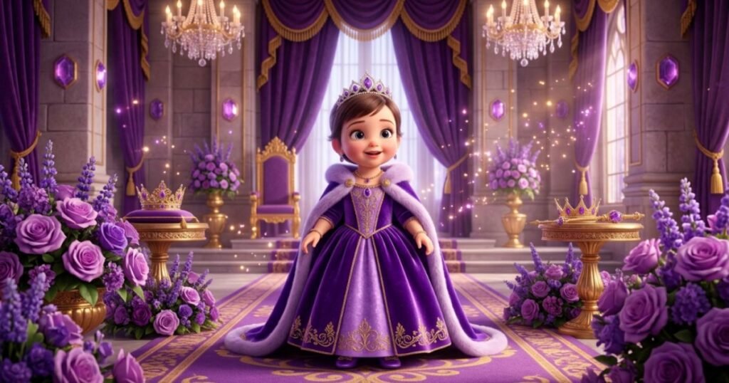Royal Baby Girl Names Associated with Purple