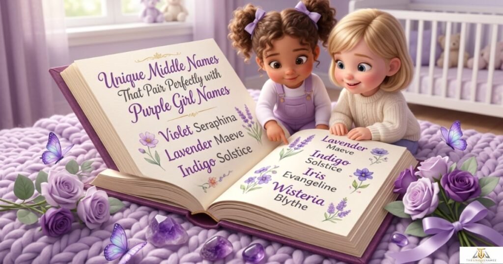Unique Middle Names That Pair Perfectly with Purple Girl Names