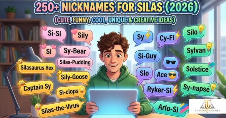 250+ Nicknames for Silas: Cute, Funny, Cool, Unique & Creative Ideas (2026)