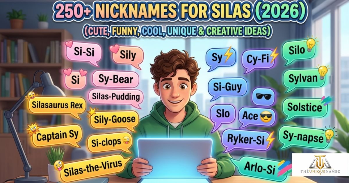 250+ Nicknames for Silas: Cute, Funny, Cool, Unique & Creative Ideas (2026)