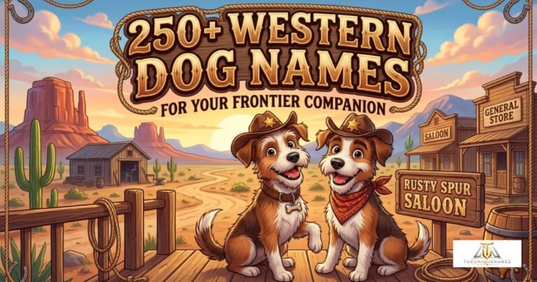 250+ Western Dog Names