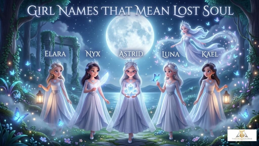 Girl Names That Mean Lost Soul