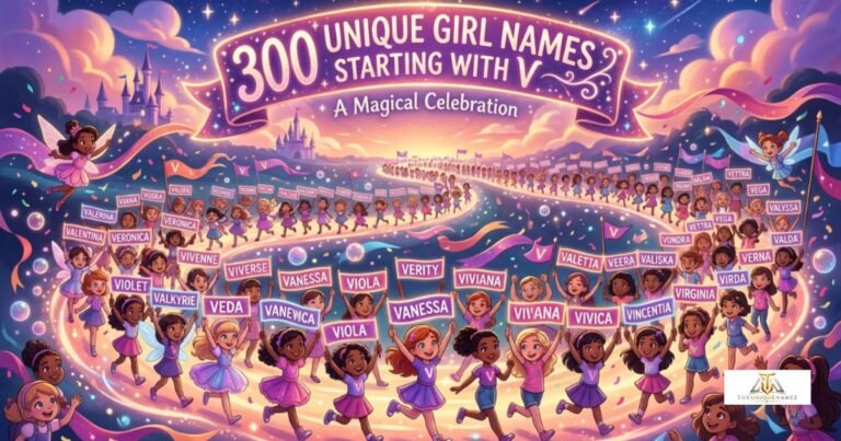 300 Unique Girl Names Starting With V