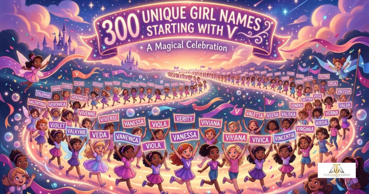 300 Unique Girl Names Starting With V