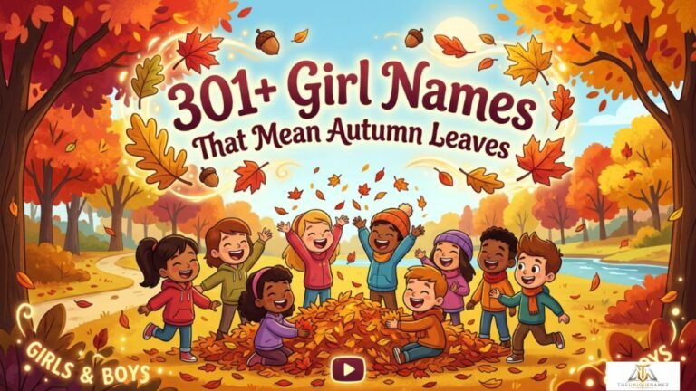 301+ Girl Names That Mean Autumn Leaves