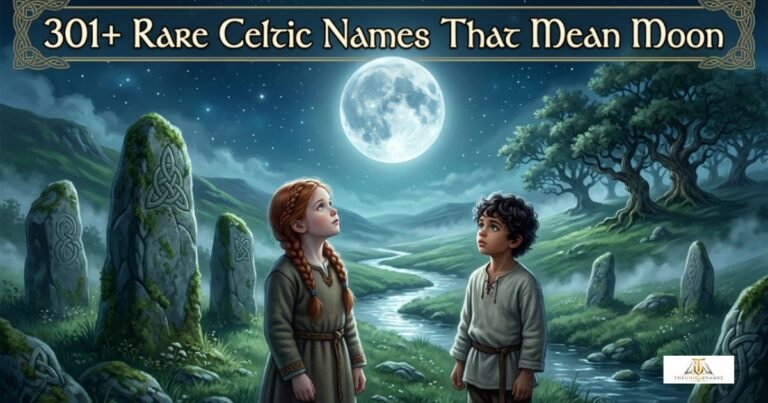 301+ Rare Celtic Names That Mean Moon (Unique, Magical & Beautiful Ideas)