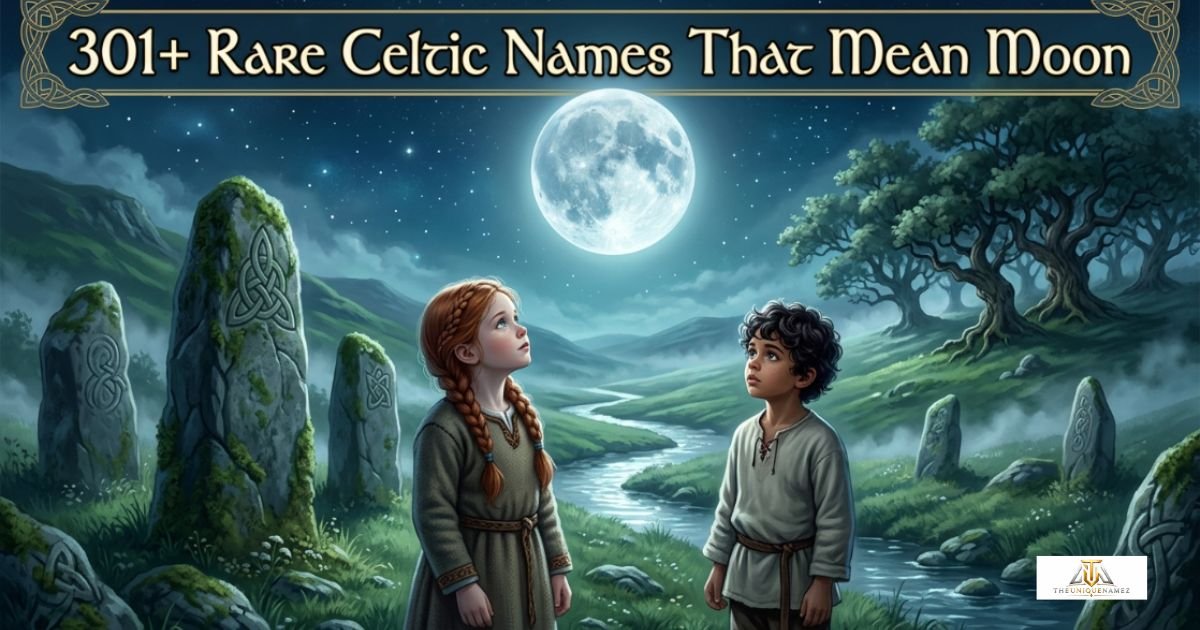 301+ Rare Celtic Names That Mean Moon (Unique, Magical & Beautiful Ideas)