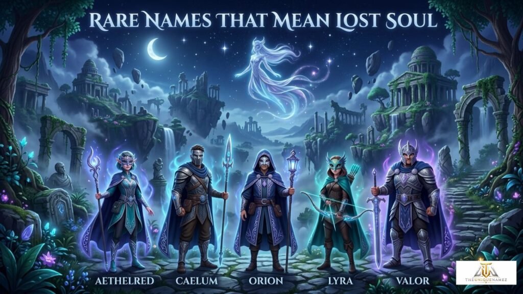 Rare Names That Mean Lost Soul