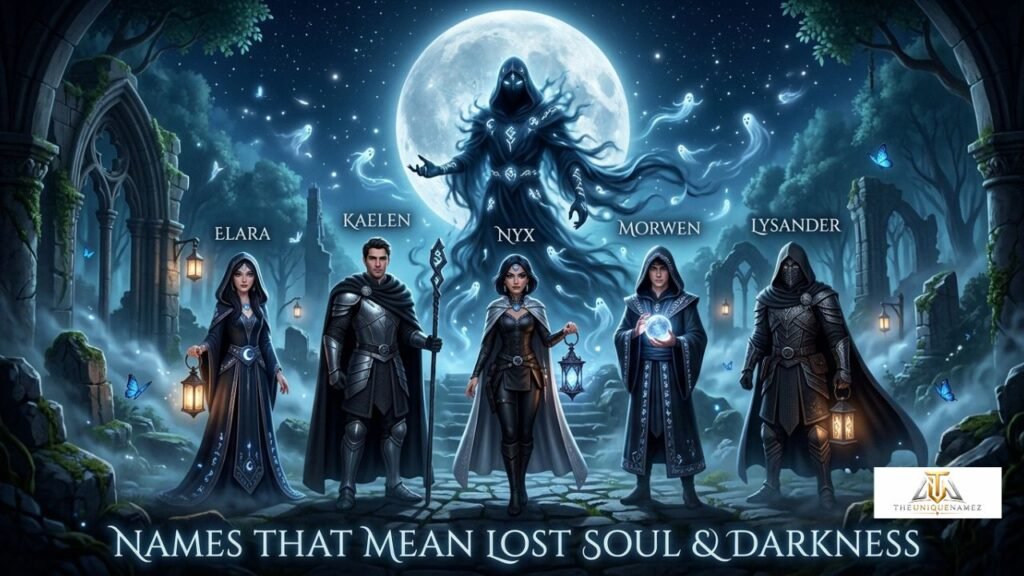 Names That Mean Lost Soul and Darkness