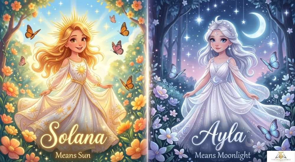 Best Names That Mean Sun and Moon for Girls