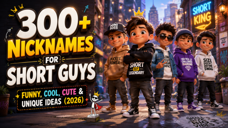 Nicknames for Short Guys