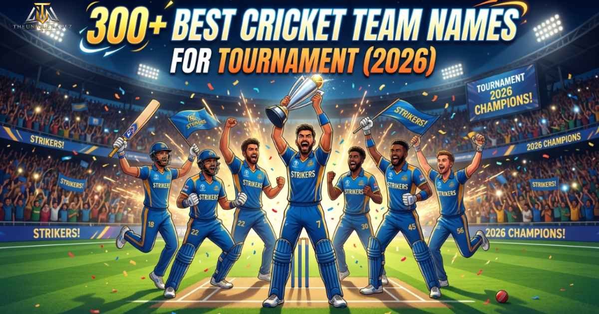 Cricket Team Names for Tournament