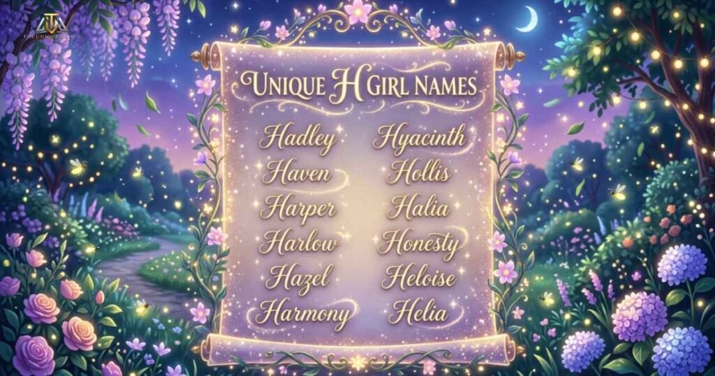 H Girl Names Unique