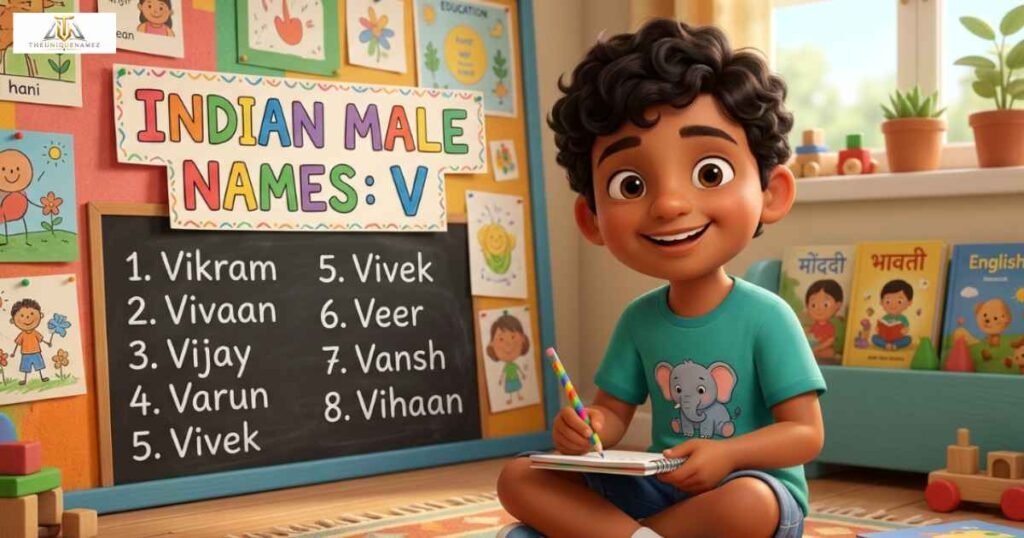 Indian male names Starting With V