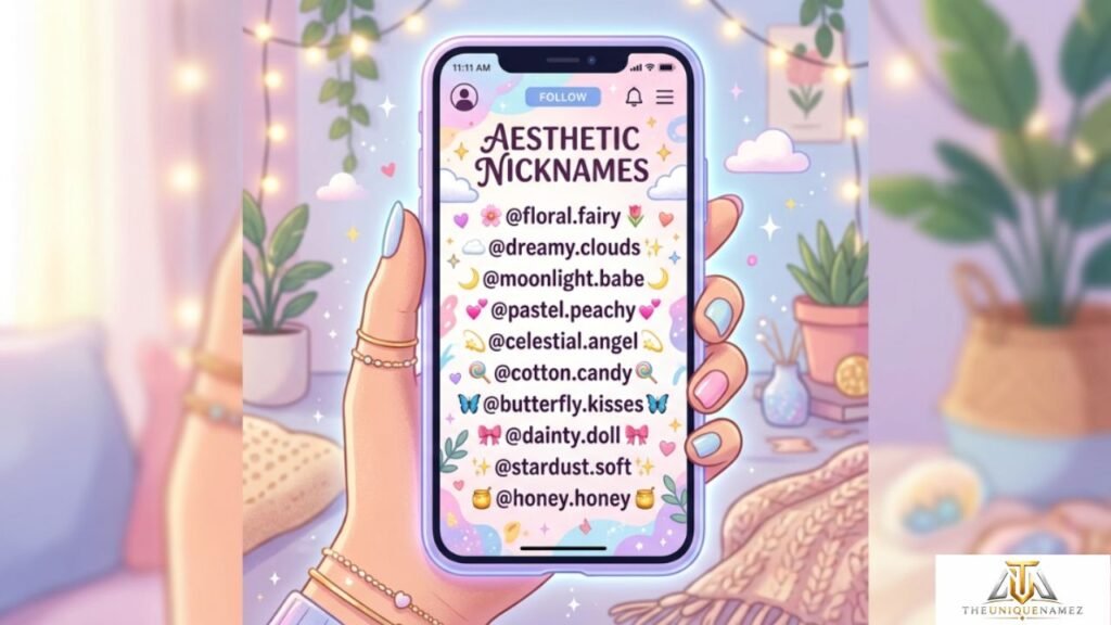 Cute Aesthetic Nicknames for Social Media