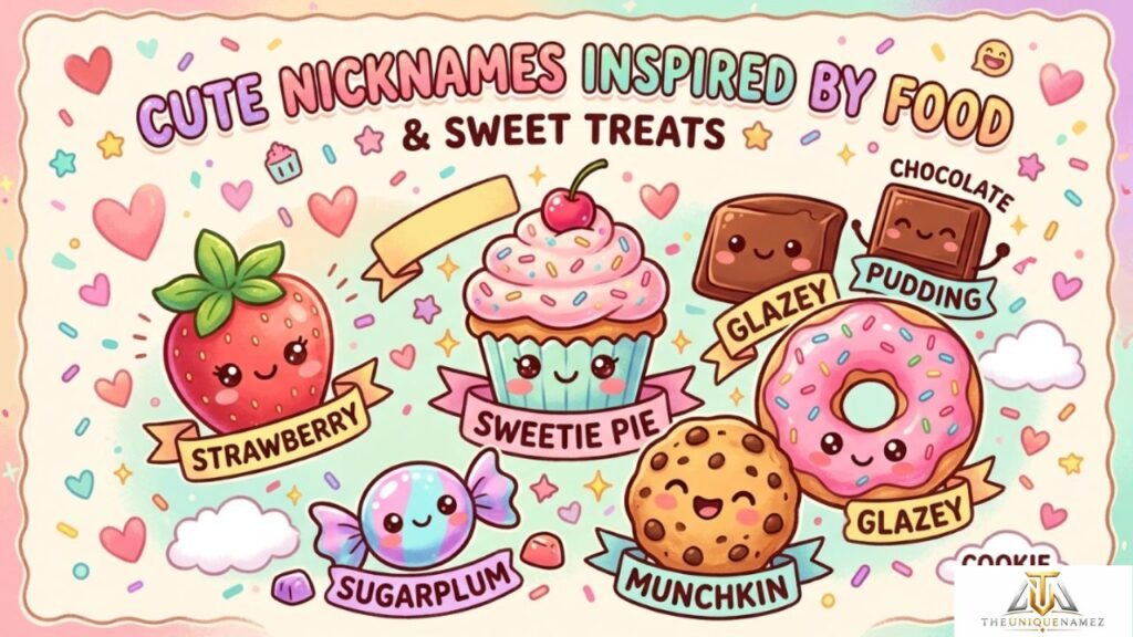 Cute Nicknames Inspired by Food and Sweet Treats