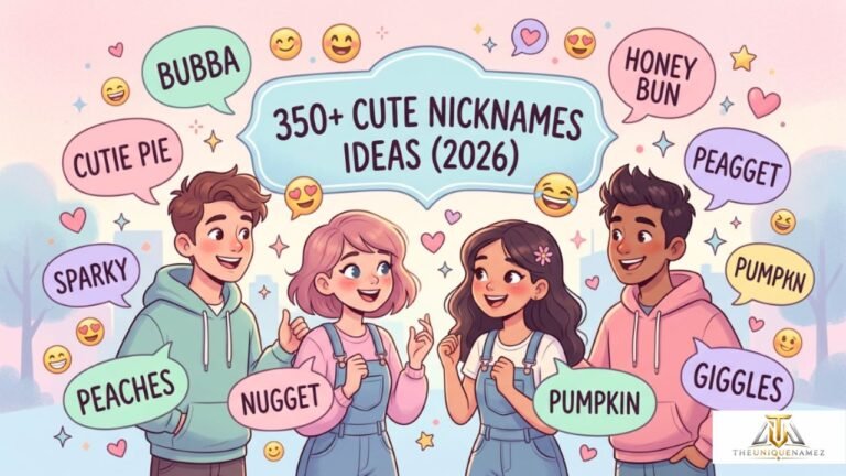 . 350+ Cute Nicknames: Funny, Cool, Unique & Adorable Nickname Ideas (2026)