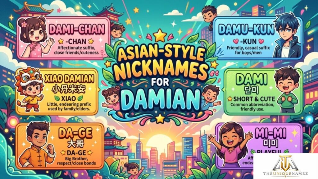 Asian-Style Nicknames for Damian