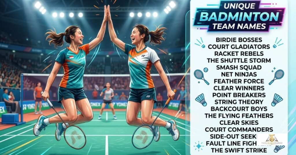 Badminton Team Names