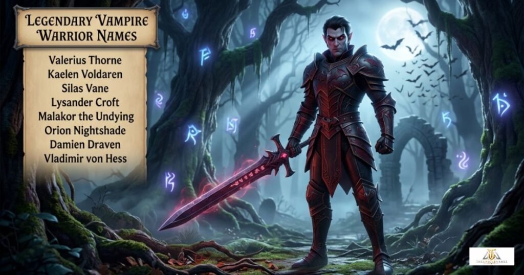 Best Fantasy Vampire Names for Games